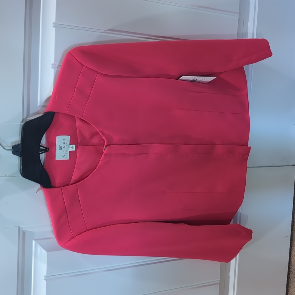 Chaus hot pink jacket